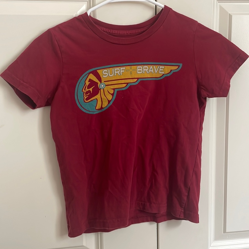 surfing cowboys baby tee